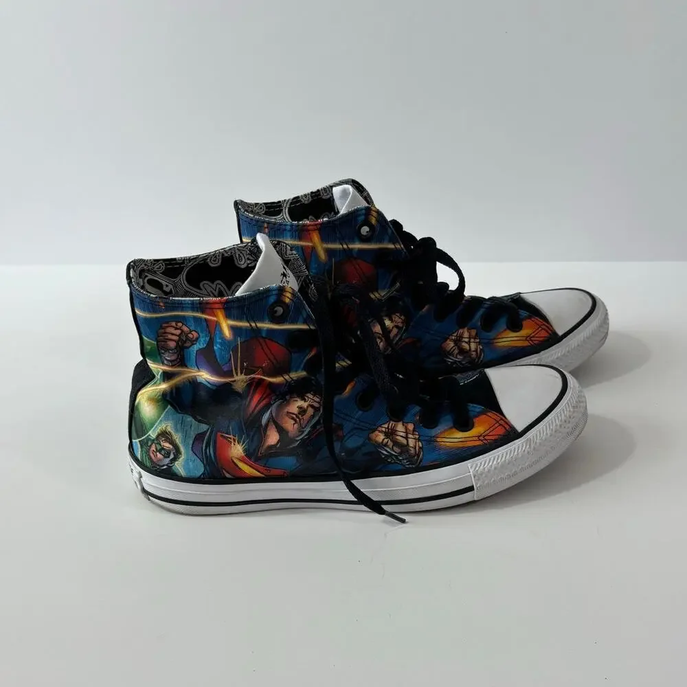 Converse DC Comics x Chuck Taylor Justice League Size Mens 6.5 Womens 8.5 - Picture 5 of 6